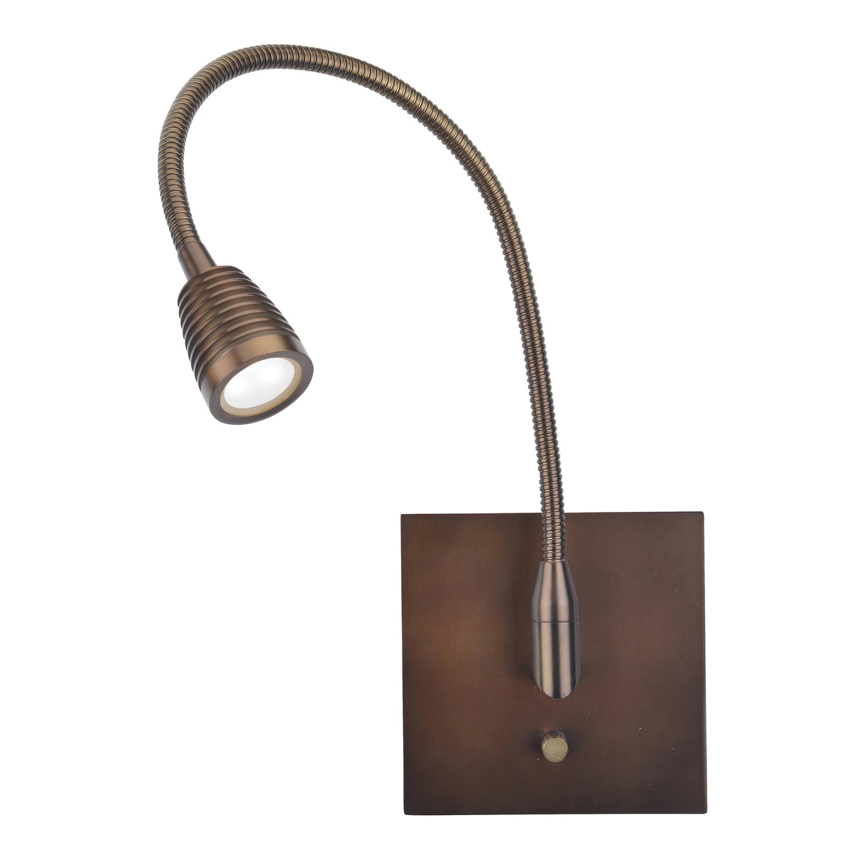 Bronze Gooseneck LED Wall Mount H599