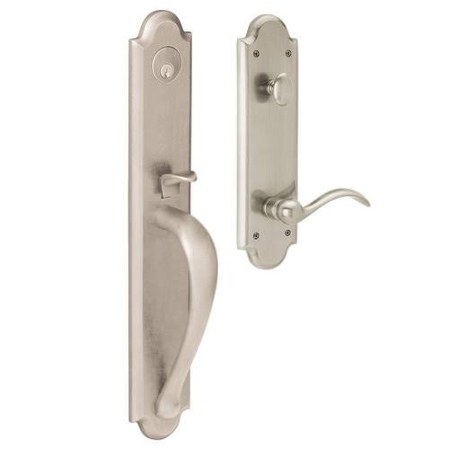Distressed Oil Rubbed Bronze Mortise Entry Handleset with Lever X3945