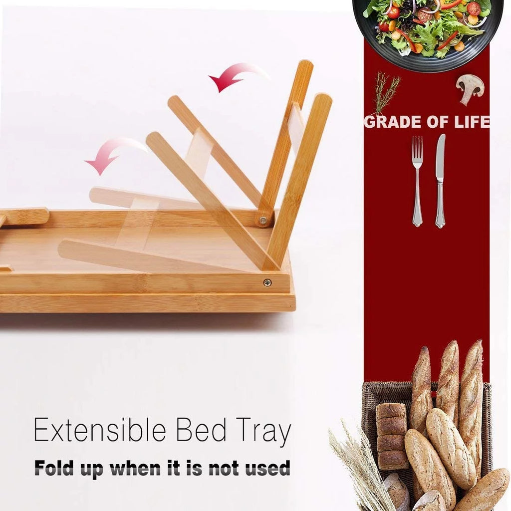 Bamboo Bed Tray with Folding Legs X960