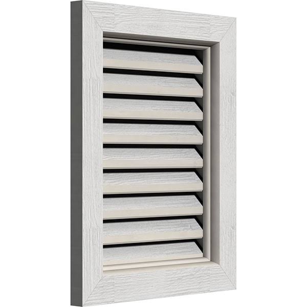 Primed Functional Rough Saw Vertical Gable Vent C620892