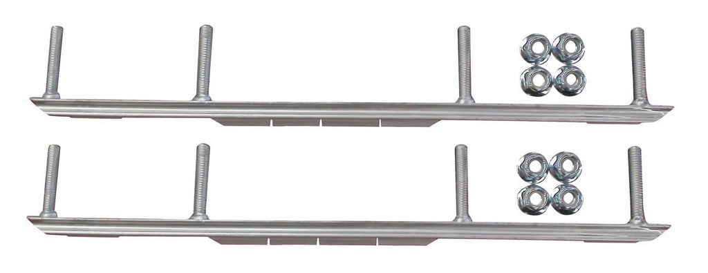Green BX Snowmobile Skis Complete Kit F25319