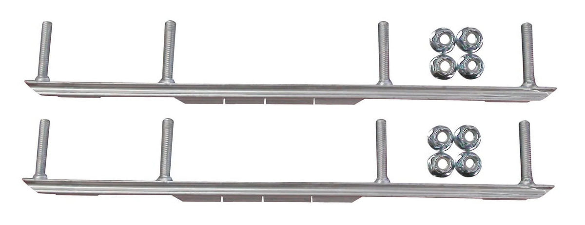 Green BX Snowmobile Skis Complete Kit F25319