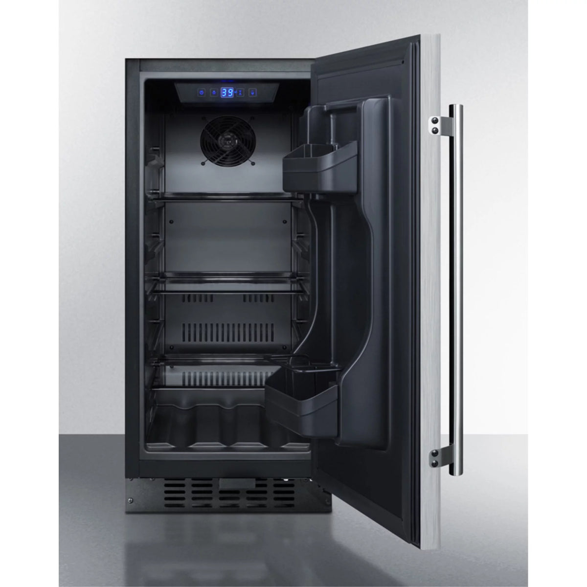 15" Wide ADA Compliant All-Refrigerator with Stainless Steel Door E35006