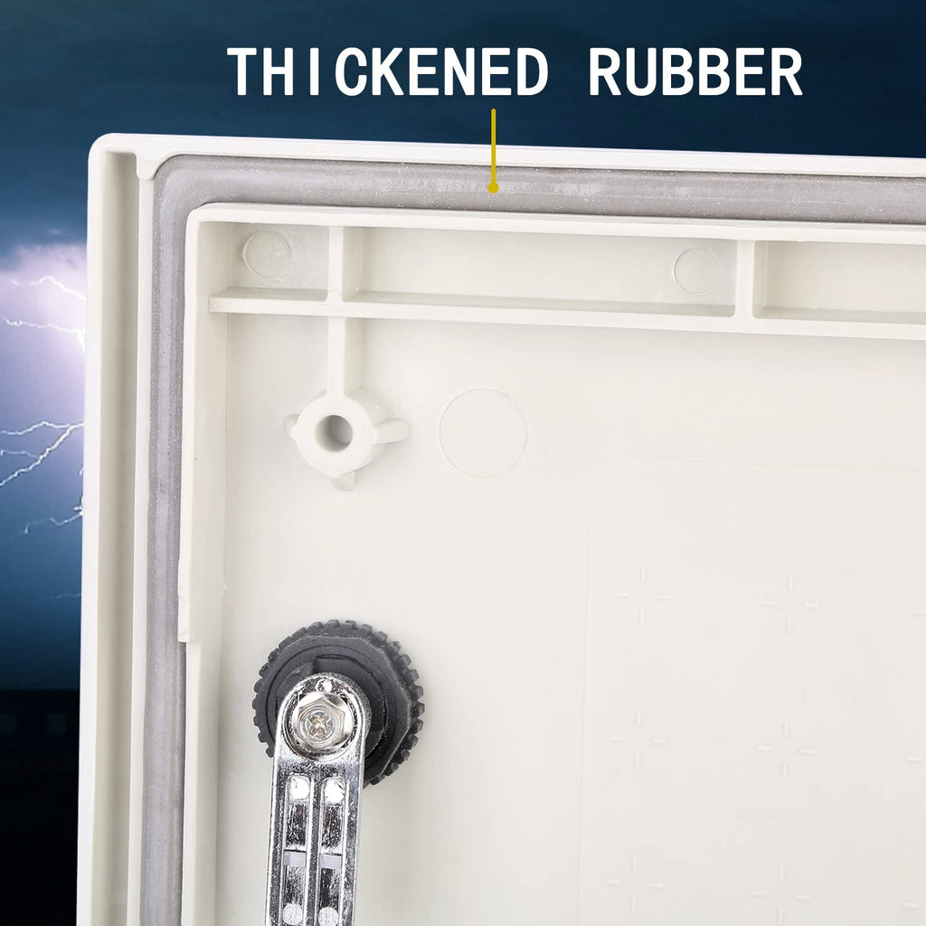 19.7×15.7×7.9 Fiberglass IP65 Weatherproof Wall-Mounted Electrical Enclosure Box P693204