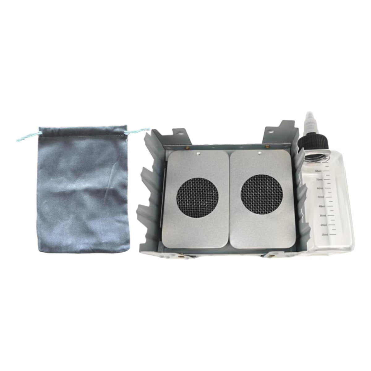 Liquid Fuel Camping Stove Set with Folded Stand Grill B92439