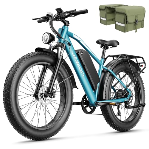 Electric Bike with 1500W Peak Motor, 48V 15Ah Battery, 26'' x 4'' Fat Tire U1809