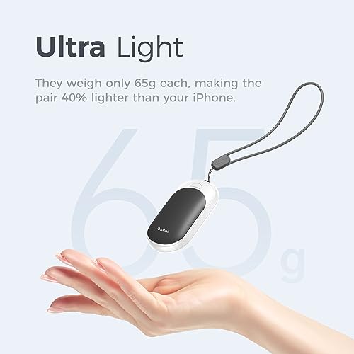 Magnetic Rechargeable Hand Warmers 2 Pack, Ultrathin Electric Handwarmers U425889