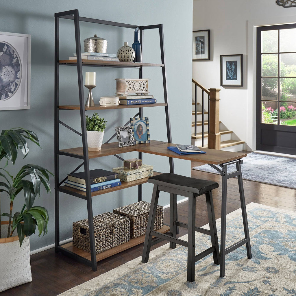 Folding Desk with Bookcase Z6103