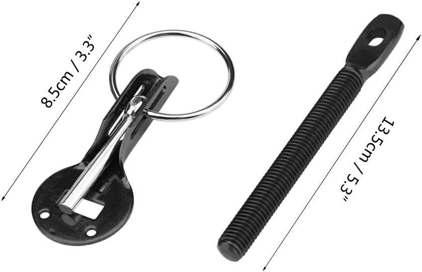 Universal Aluminum Hood Lock Pin Kit Pack of 2 X2805