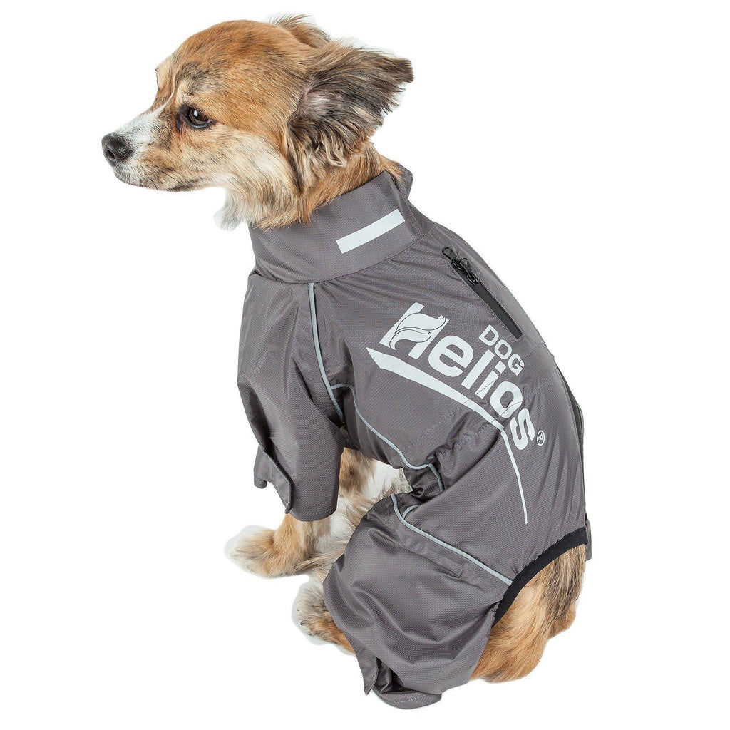 Waterproof Reflective Full Body Dog Coat Jacket Orange Medium U9272