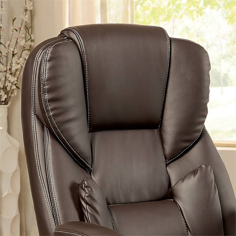 Brown Leather Office Chair Z597947