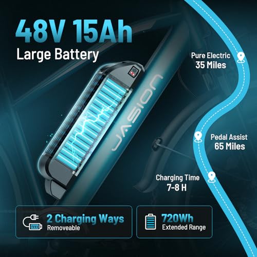 Electric Bike with 1500W Peak Motor, 48V 15Ah Battery, 26'' x 4'' Fat Tire U1809