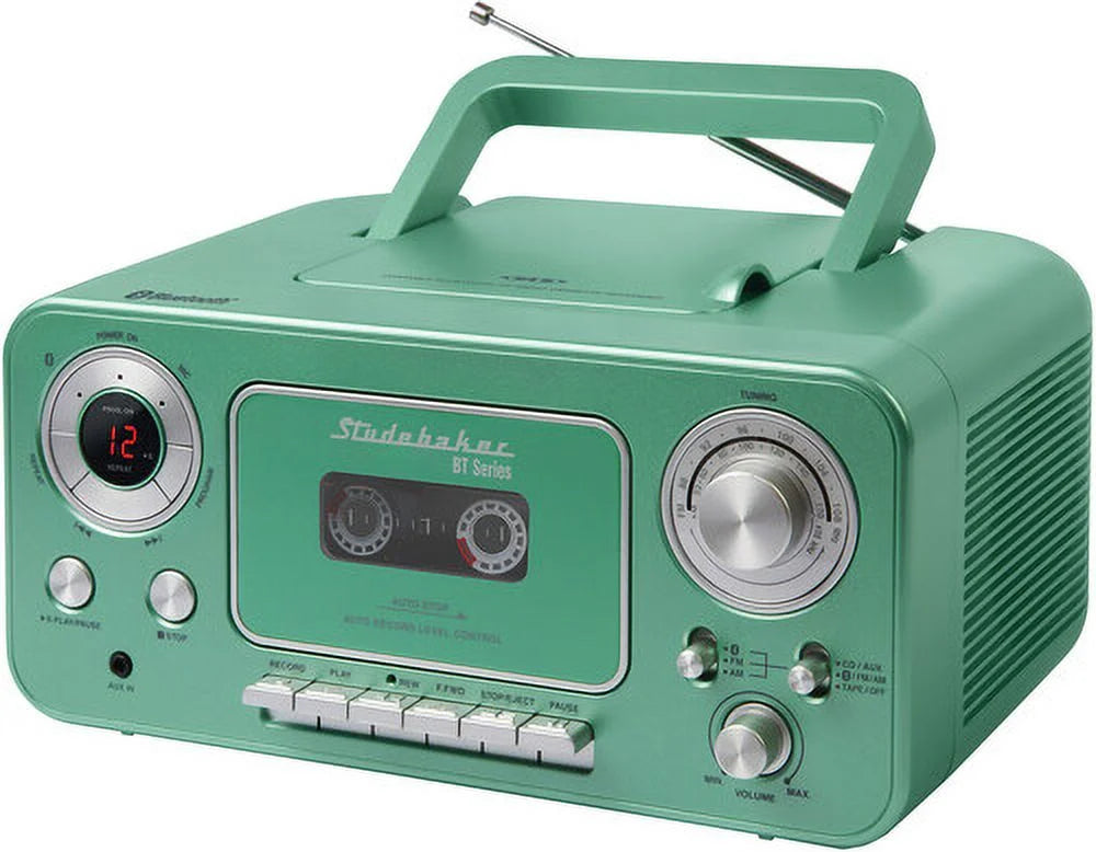 Bluetooth Portable CD Player Radio Cassette N926551