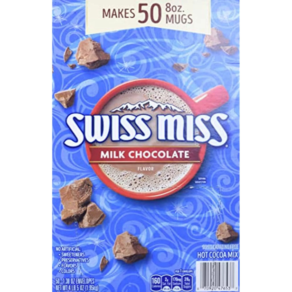 50 Ct Milk Chocolate Hot Cocoa Mix Packets I2860