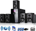 Black 5.1 Channel Bluetooth Speaker System B28900