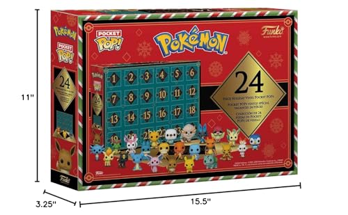 Pokemon Advent Calendar 24 Days of Surprises Collectible Vinyl Mini Figures F986