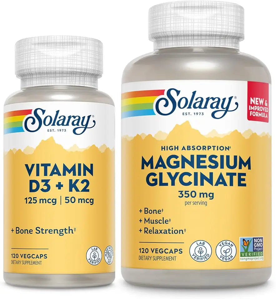 Vitamin D3 K2 and Magnesium Glycinate 120ct M16339