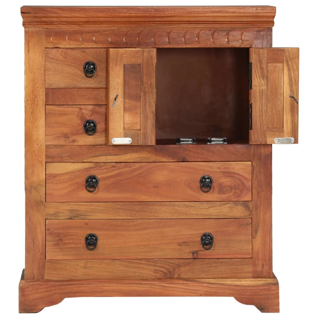 Solid Acacia Wood Sideboard T4521