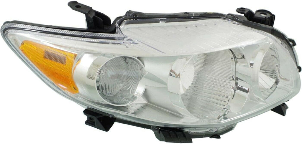 Passenger Side Right Headlight Compatible with 2009-2010 Toyota Corolla Japan Built Model X1863
