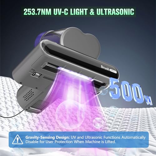 Mattress Vacuum Cleaner with UV-C Light, 16Kpa, 140°F Heat, Corded N34294