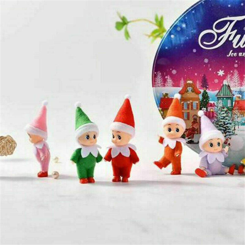 Naughty Elf Felt Doll 4 PCS Toddler Elf Kids Toys B635709