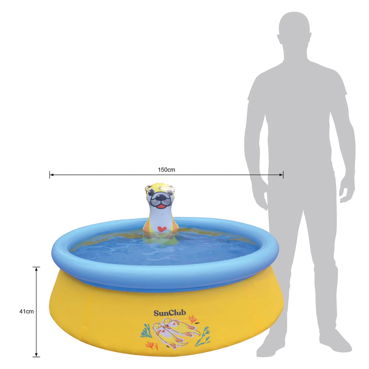 Inflatable Above Ground Kids Swimming Pool O410