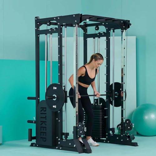 All-in-One Home Gym Equipment with 2200lb Load Capacity and 320lb Weight Stack M1631