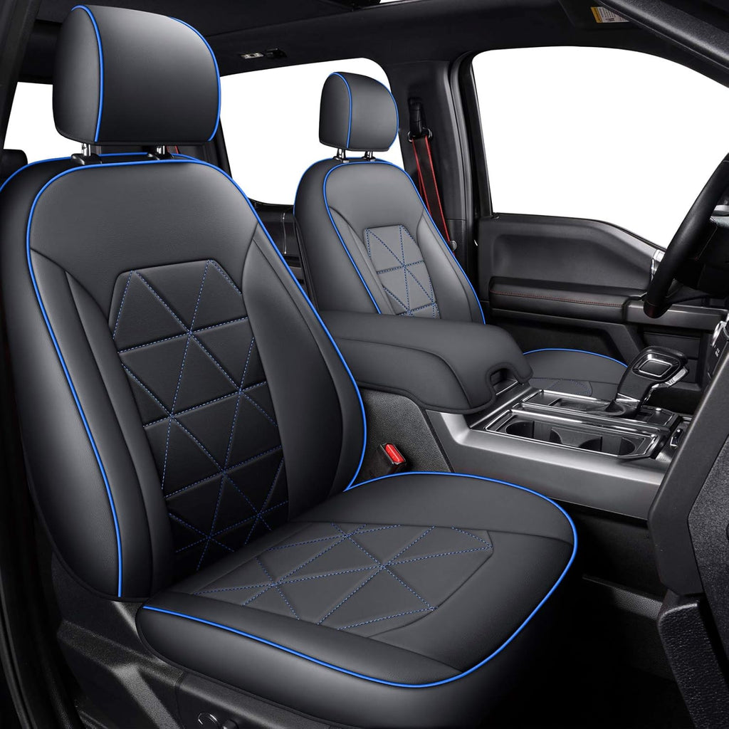 2 Pc Black Front Seat Covers X33155