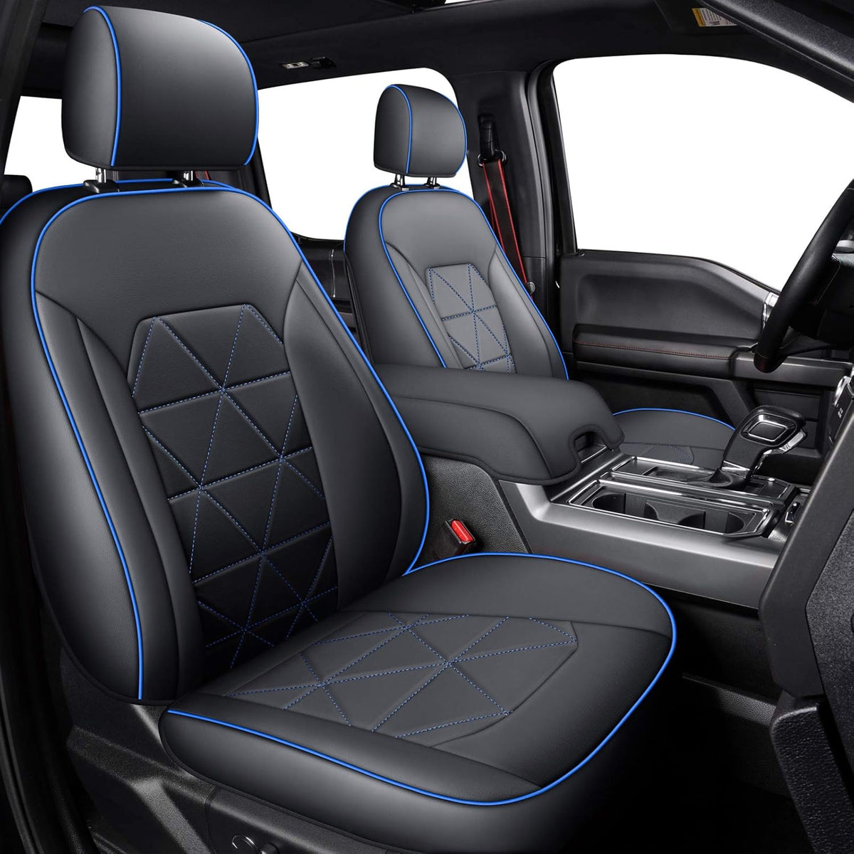 2 Pc Black Front Seat Covers X33155