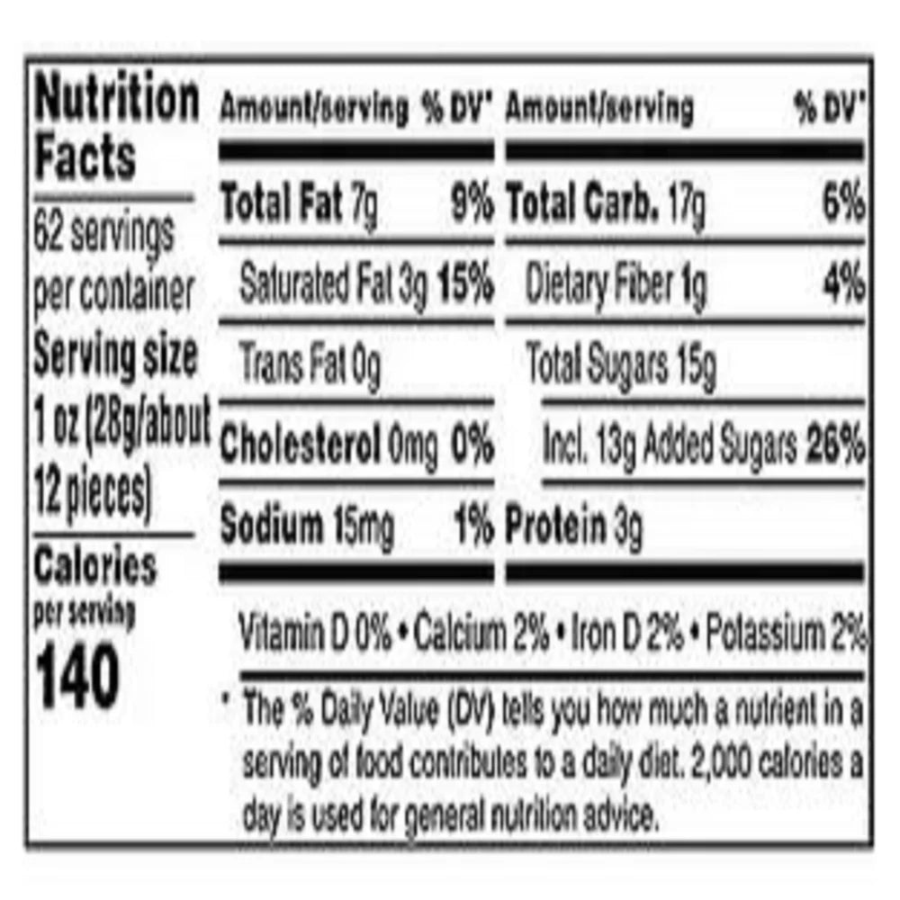 62 oz Peanut Milk Chocolate Candy Jar A5359