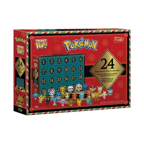 Pokemon Advent Calendar 24 Days of Surprises Collectible Vinyl Mini Figures F986