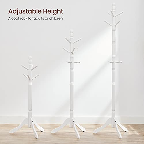 Solid Wood Coat Rack with 10 Hooks B801790