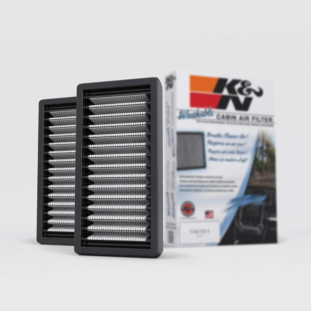 2 Pack Washable Cabin Air Filter J903871