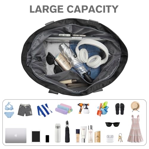 Waterproof Sandproof Large Capacity Foldable Beach Tote Bag U32530