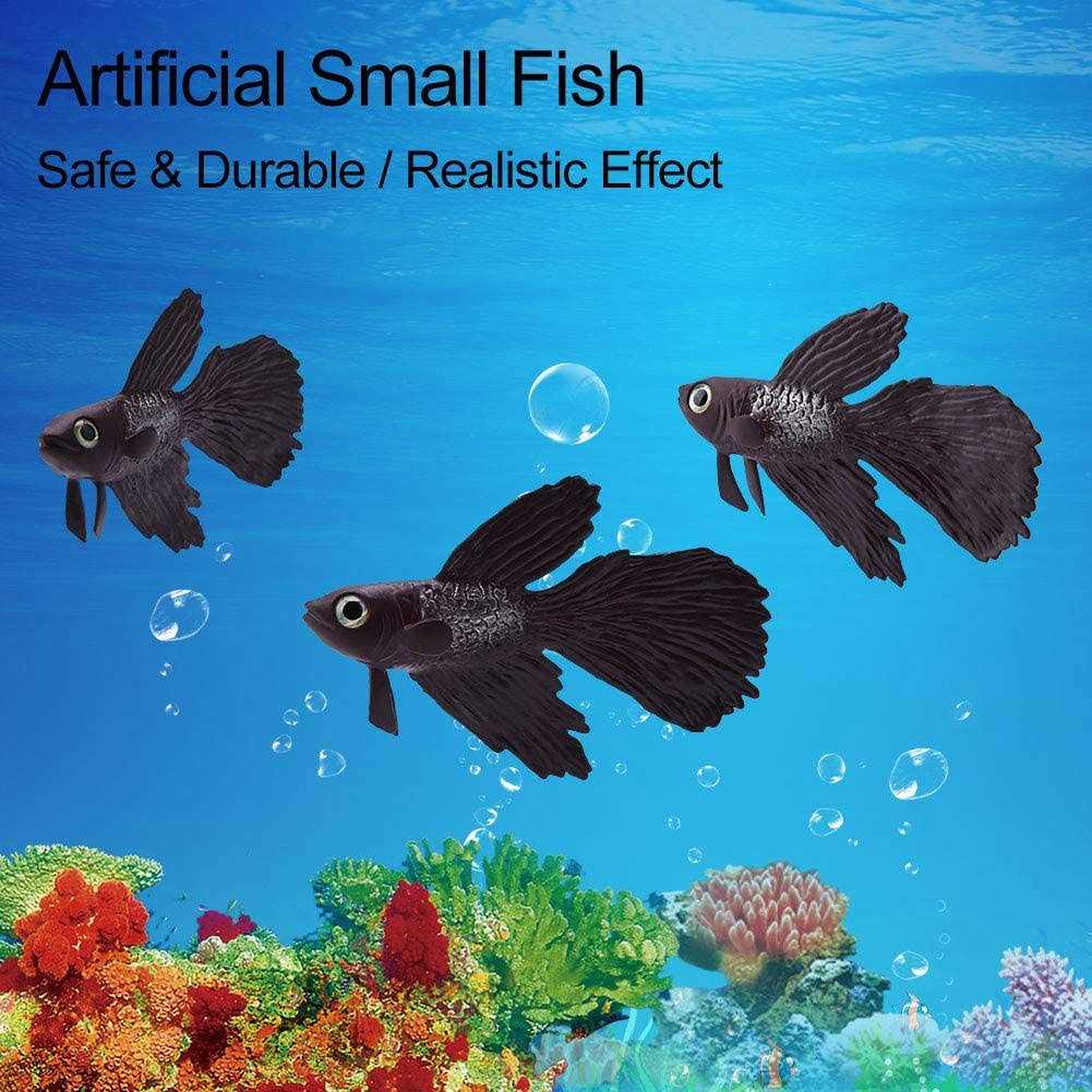 Silicone Artificial Fish Ornament for Fish Tank Y52994