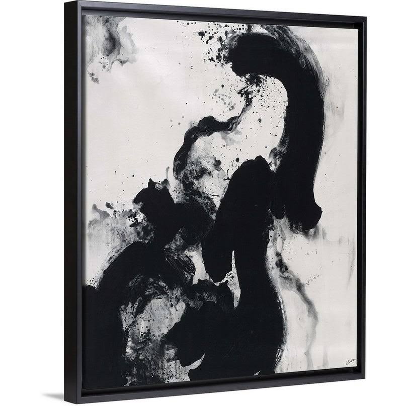 Black Float Frame Canvas Art F595790