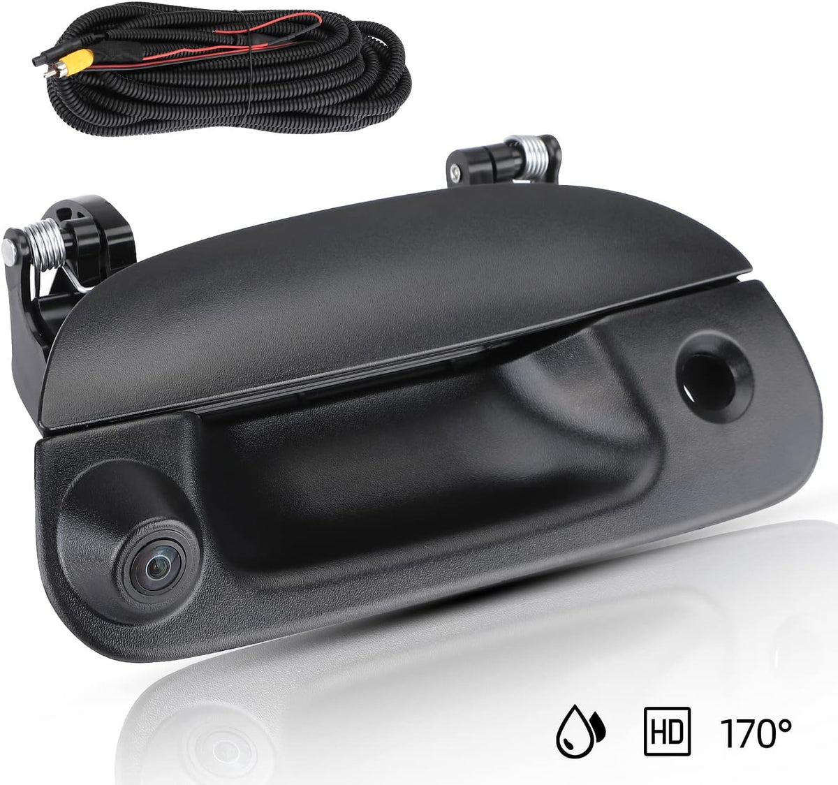 Backup Camera Compatible with 1997-2003 F150 1998-2007 F250 F350 F450 F550 Tailgate Handle Reverse Camera A701