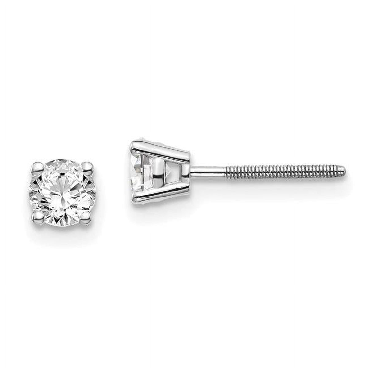 14kw 0.60ct SI3 G-I Diamond Stud Earrings O876776