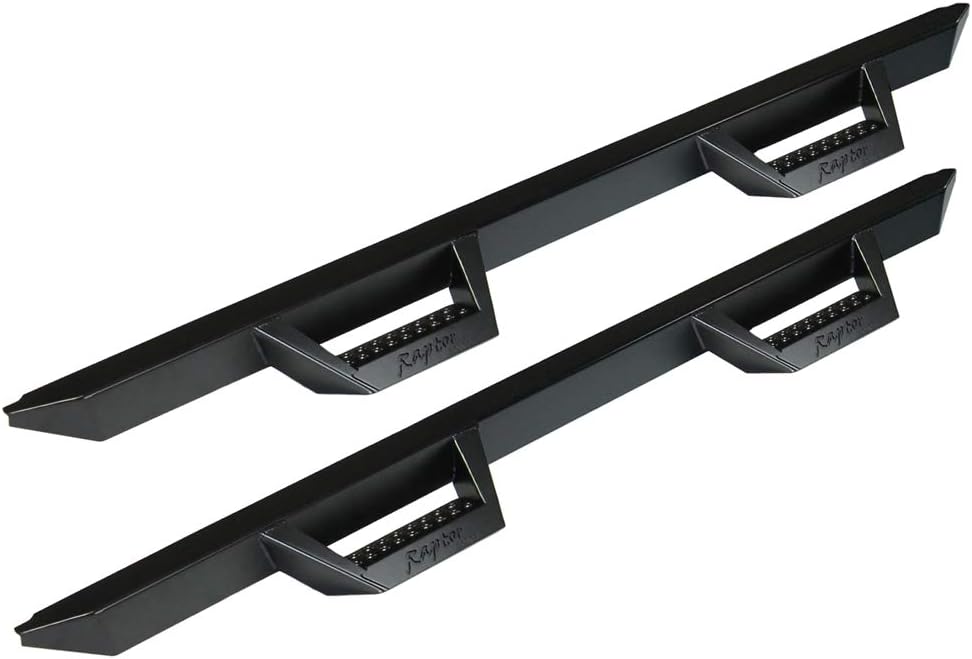 Black Textured Drop Steps Running Boards E889119
