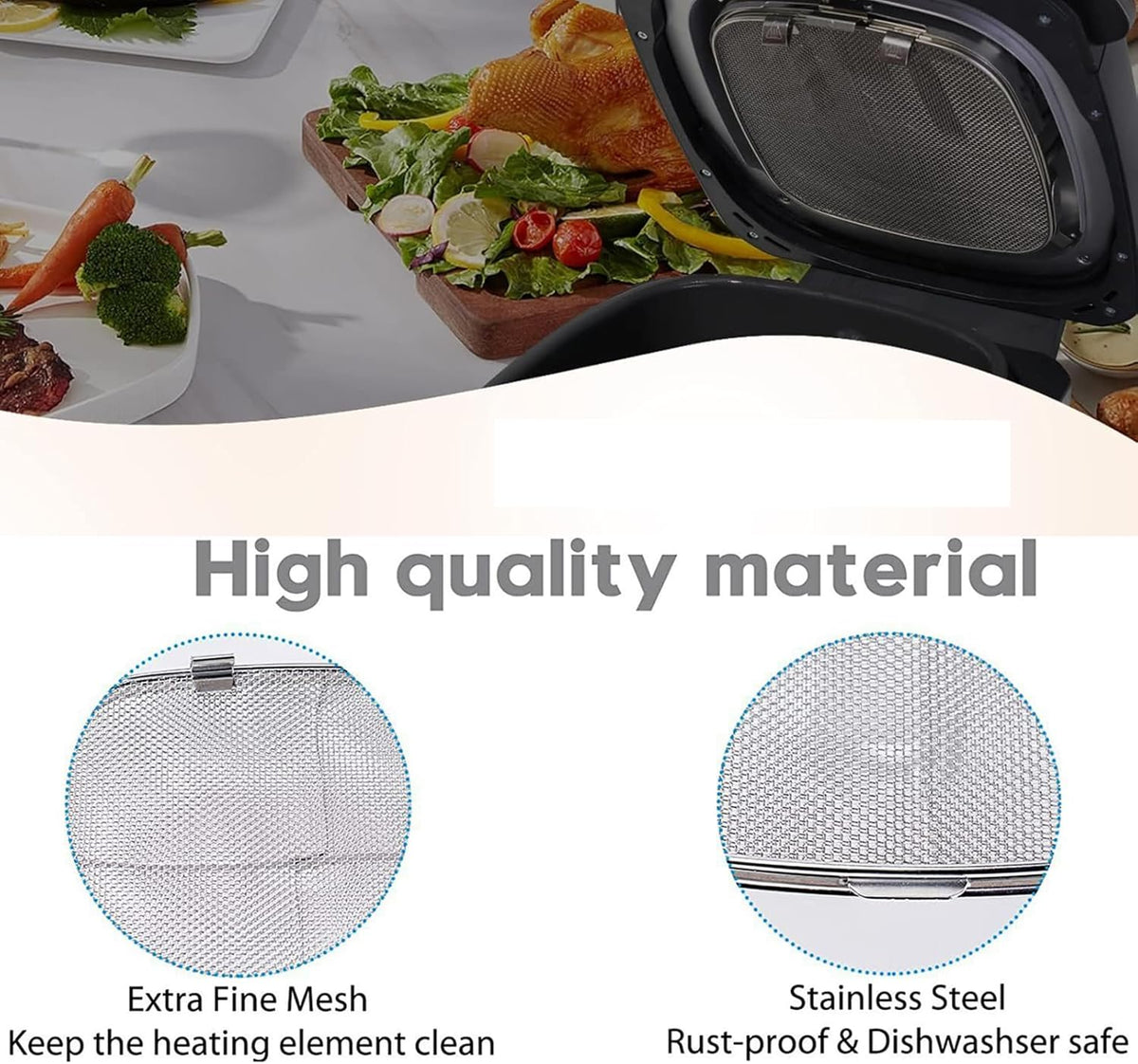 2 Pack Stainless Steel Splatter Shield Z97994