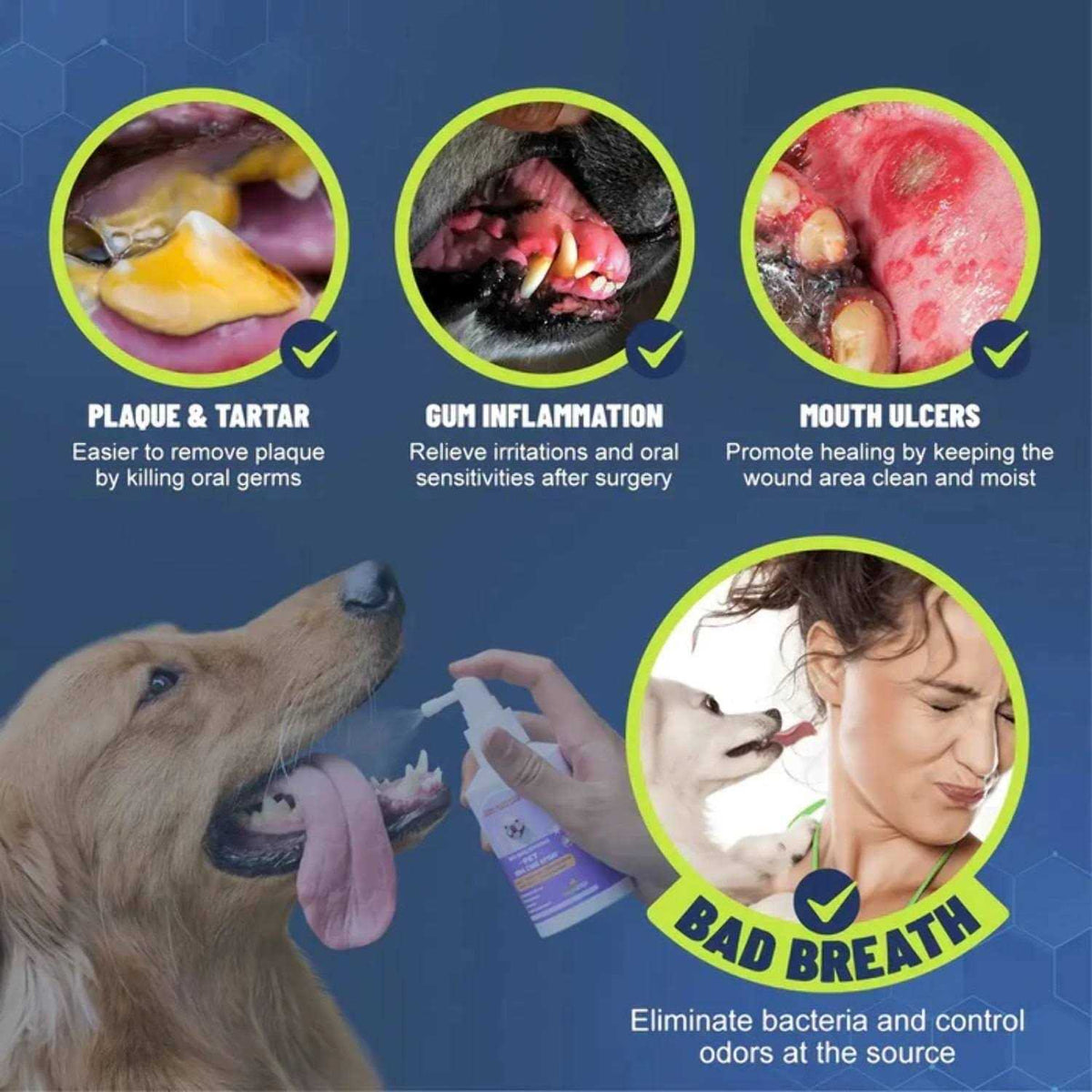 Dog Cat Oral Care Spray 5.1 Oz D247