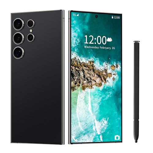 White 6.8" 6GB+256GB Unlocked Smartphone X117