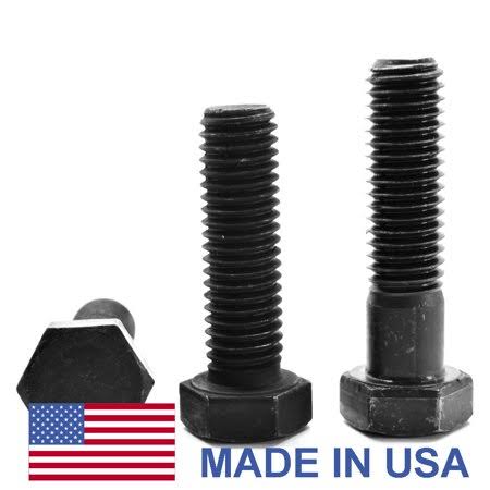 1 1/4 inch-7 x 6 inch Coarse Thread Grade 8 Hex Cap Screw Black Oxide Pk 15 V6041