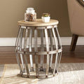 Silver Accent Table Y180