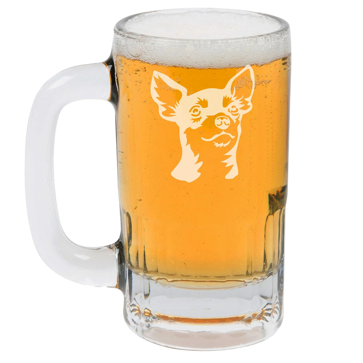 12oz Beer Mug Stein Glass L920