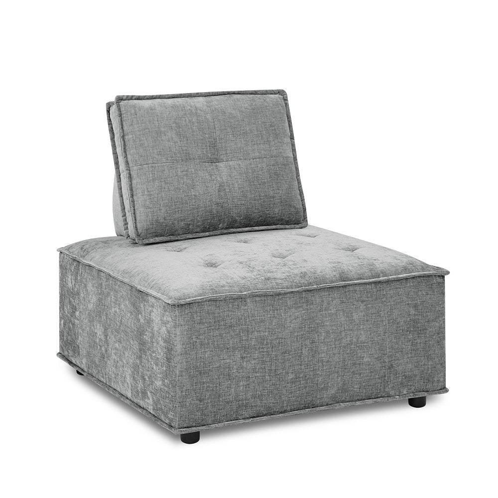 Chenille Grey Modular Sectional Sofa A13192