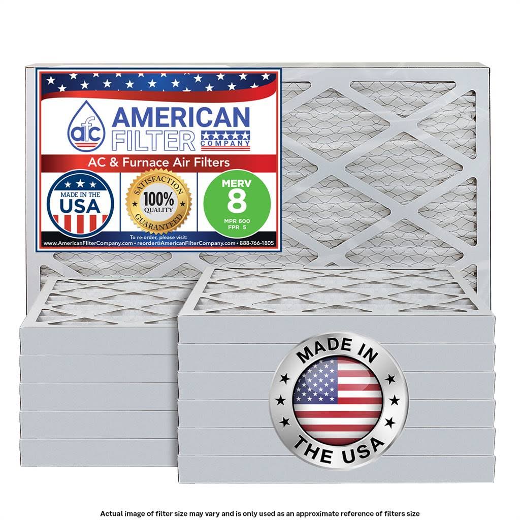 8x30x2 MERV 8 Air Filters (12-Pack) O157