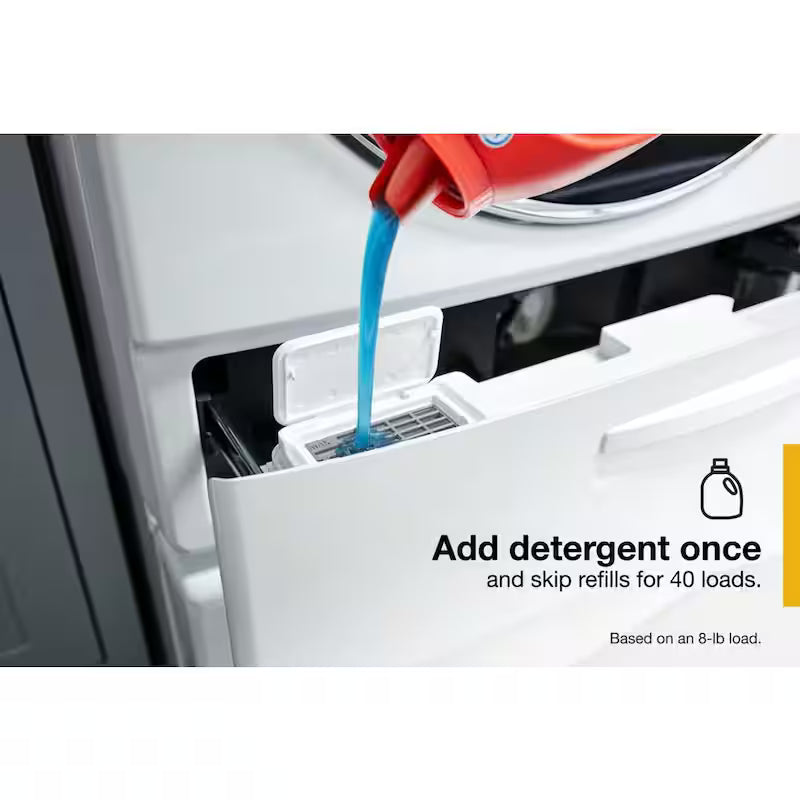 White Stackable Front Load Washing Machine Q744