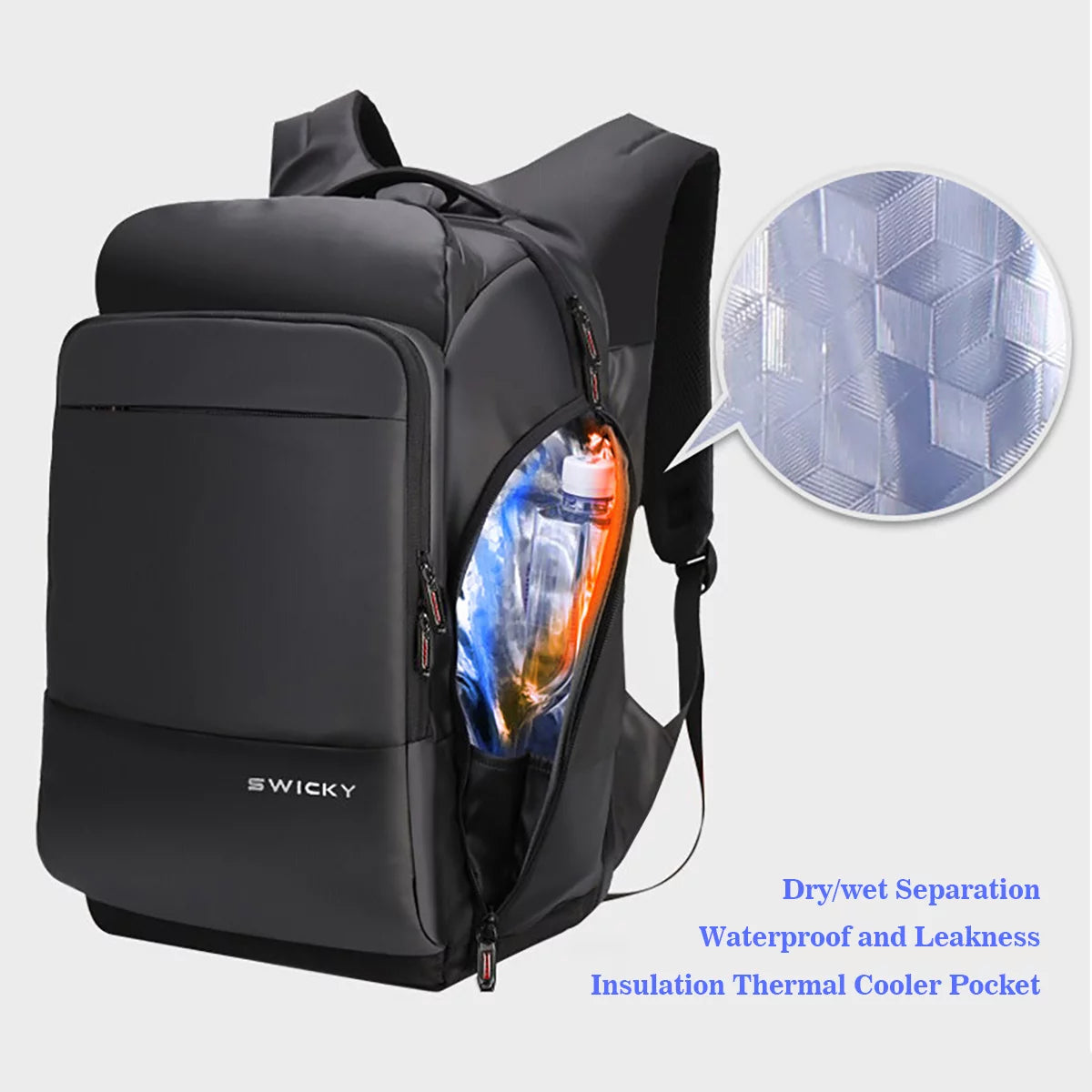 17.3 inch Anti-Theft Laptop Backpack with USB Charging Port B117