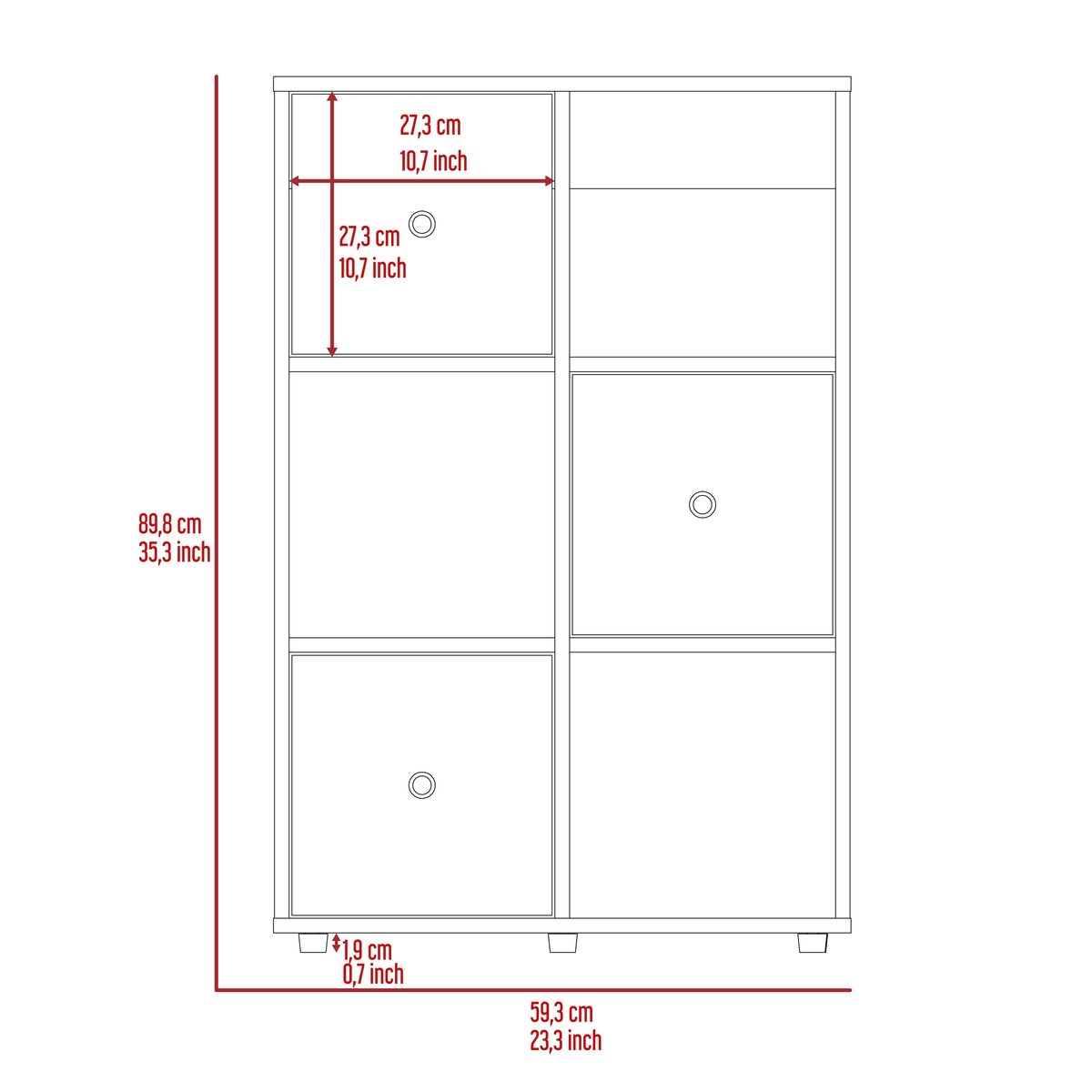 Cube Bookcase C302717